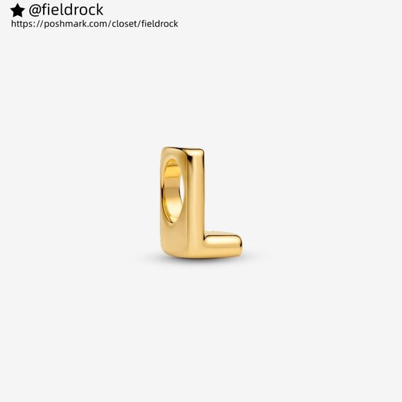 Pandora Letter L Alphabet Charm - Picture 1 of 6